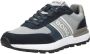 Björn Borg R2400 SUE M Sneakers Laag Blauw - Thumbnail 5