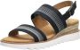 Skechers Sleehaksandaaltjes DESERT KISS HI-TEA TIME zomerschoen sandaal wig hak met memory foam - Thumbnail 4