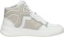 Bronx Old-cosmo 47406 Hoge sneakers Leren Sneaker Dames Wit - Thumbnail 5