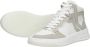 Bronx Old-cosmo 47406 Hoge sneakers Leren Sneaker Dames Wit - Thumbnail 7