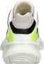 Bronx Seventy-Street leren sneakers off white neon geel - Thumbnail 4