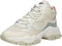 Bronx Tayke-over 47309 Hoge sneakers Leren Sneaker Dames Beige - Thumbnail 6