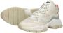 Bronx Tayke-over 47309 Hoge sneakers Leren Sneaker Dames Beige - Thumbnail 9
