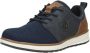 Bugatti Artic Sneakers blauw Textiel Heren - Thumbnail 37