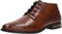 Bugatti Stijlvolle Heren Veterboot in Cognac Brown Heren - Thumbnail 4