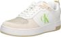 Calvin Klein Witte Lage Sneakers Basket Cupsole Low Xray - Thumbnail 6