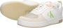 Calvin Klein Witte Lage Sneakers Basket Cupsole Low Xray - Thumbnail 8