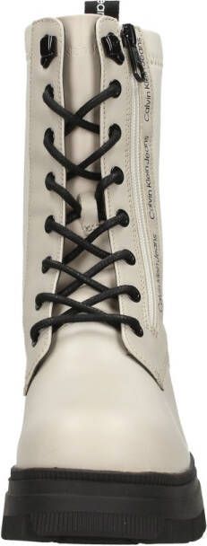 Calvin Klein Chunky Combat Laceup Zip