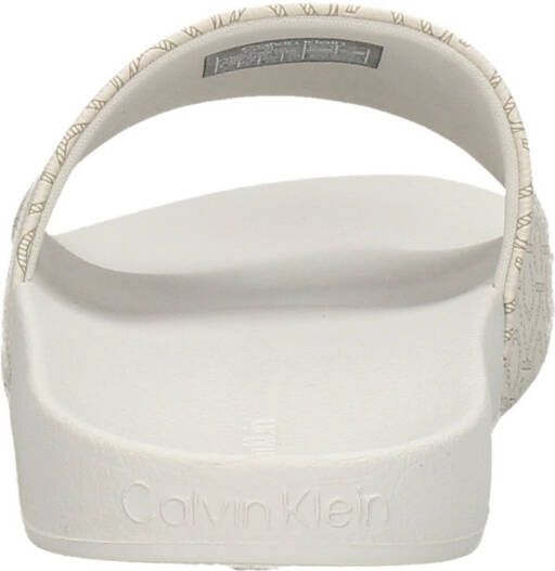 Calvin Klein Dames teenslippers van gerecycled polyester White Dames - Foto 6