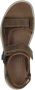 Clarks Magnetische Sluiting Leren Sandaal Brown Heren - Thumbnail 7