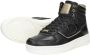 Cruyff Beige High Top Sneakers met Zwarte Accenten Black Heren - Thumbnail 13