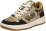 Cruyff Junior Campo Low Sneakers Leren Sneaker Meisjes Brons - Thumbnail 6