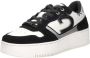 Cruyff Campo Low Tall zwarte sneakers Leerlook Dames - Thumbnail 4