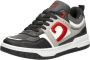 Cruyff Zwarte Leren Sneakers met Rode Accenten Multicolor Dames - Thumbnail 9
