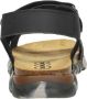 Develab Velcro Sandalen zwart Imitatieleer - Thumbnail 13