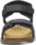 Develab Velcro Sandalen zwart Imitatieleer - Thumbnail 14
