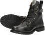 Develab 44316 Veterboots Laarzen Met Veters Meisjes Kids Zwart - Thumbnail 14