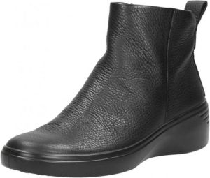 Ecco Soft 7 Wedge W Boot Dames Zwart