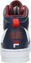 Fila FXventuno sneakers blauw wit rood Jongens Meisjes Leer Meerkleurig 34 - Thumbnail 13