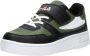 Fila FXVENTUNO VELCRO Kids FFK0012.63103 Groen Zwart - Thumbnail 3