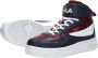 Fila FXventuno sneakers blauw wit rood Jongens Meisjes Leer Meerkleurig 35 - Thumbnail 13