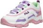 Fila Strada Dreamster sneakers wit lichtroze lila Jongens Meisjes Imitatieleer 35 - Thumbnail 4