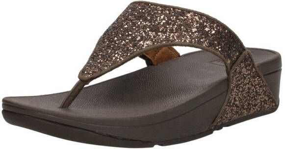 FitFlop Lulu Glitter Toe Thongs Pu Glitter