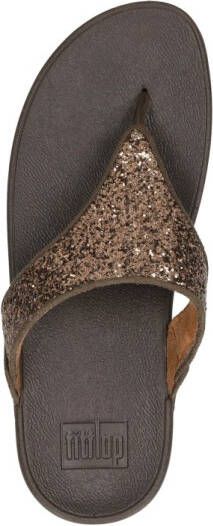 FitFlop Lulu Glitter Toe Thongs Pu Glitter