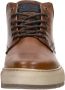 Gaastra Led Mid Oil M Hoge sneakers Leren Sneaker Heren Cognac - Thumbnail 8