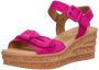 Gabor Sleehaksandaaltjes zomerschoen sandaal keilhak met mooie decoratieve strik - Thumbnail 12