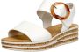 Gabor Witte Sandaal 550.2 Comfort Stijl White Dames - Thumbnail 46