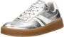 Gabor Sneakers zilver Imitatieleer Dames - Thumbnail 4