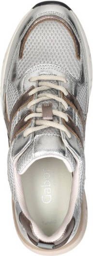 Gabor Sneakers Laag Zilver