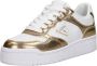 GUESS Miram Sneakers Laag Goudkleur - Thumbnail 3
