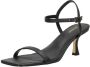 Guess Dames sandalen van leer met gespsluiting en blokhak Black Dames - Thumbnail 4