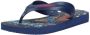 Havaianas Kids Max Herois Jongens Slippers Donkerblauw Rood - Thumbnail 12