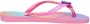 Havaianas Slim Glitter Slippers roze Rubber Dames - Thumbnail 9