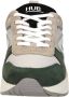 HUB Glide S43 suède sneakers grijsgroen beige - Thumbnail 7