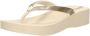 Ipanema Anatomic Mesh Plateau Slippers Dames Beige - Thumbnail 5