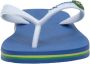 Ipanema Classic Brasil Kids Slippers Kids Blue White - Thumbnail 8