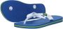 Ipanema Classic Brasil Kids Slippers Kids Blue White - Thumbnail 9