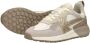 Kaotiko DETROIT GOLD WHITE-GOLD Lage sneakersDames sneakers Wit beige - Thumbnail 8