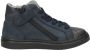 KEQ Jongens veterschoenen Hoog blauw - Thumbnail 4