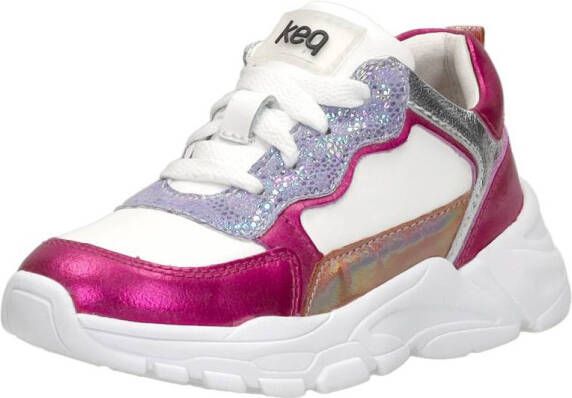 Keq Sneakers Laag Fuchsia