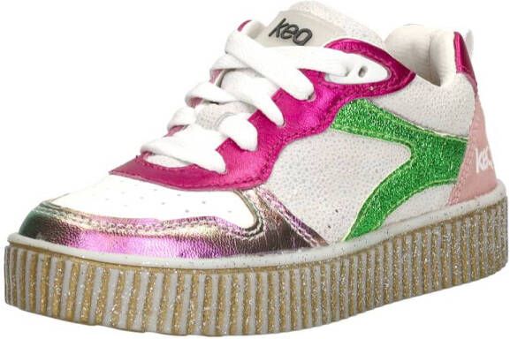 Keq Sneakers Laag Fuchsia