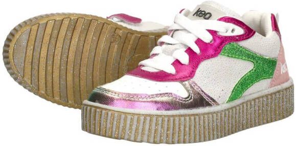 Keq Sneakers Laag Fuchsia