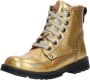 KEQ Veterschoen hoog Veterschoen hoog goudkleur - Thumbnail 2