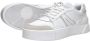 Lacoste Logo Sneaker Mat Leer Zijlabel In reliëf Vetersluiting White Dames - Thumbnail 7