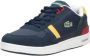 Lacoste T-Clip Sneakers Laag blauw - Thumbnail 4