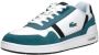 Lacoste T-Clip Heren Sneakers Wit Groen - Thumbnail 9